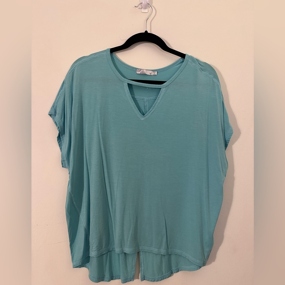 prAna Aqua Blue Top